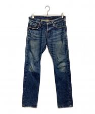 Hysteric Glamour (ヒステリックグラマー) USED加工スタッズデニムパンツ インディゴ サイズ:30