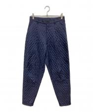 COMME des GARCONS HOMME PLUS (コムデギャルソンオムプリュス) キルティングパンツ ネイビー サイズ:S