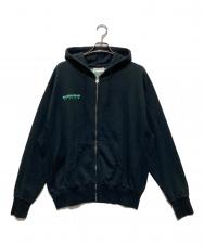 RAUH-Welt BEGRIFF (ラウヴェルト・ベグリフ) ARSHAM STUDIO (アーシャム スタジオ) DA RWB HODDY ダブルジップフーディー ブラック サイズ:XL