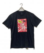 stussy (ステューシー) DANIEL CLOWES スペースウォーTシャツ ブラック サイズ:XL
