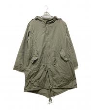 HOUSTON (ヒューストン) ライナー付モッズコート カーキ サイズ:XS