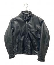 Schott (ショット) シングルライダースジャケット ブラック サイズ:M