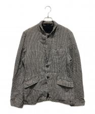 COMME des GARCONS HOMME (コムデギャルソン オム) ウール縮絨2Bジャケット グレー サイズ:Ｓ