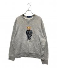 POLO RALPH LAUREN (ポロ・ラルフローレン) SUIT BEAR BEAR FLEECE SWEATSHIRT グレー サイズ:L