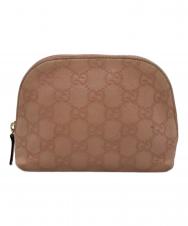 GUCCI (グッチ) コスメポーチ ピンク