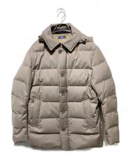 SHIPS (シップス) GOOSE DOWN ウール シングル ダウンコート ベージュ サイズ:L