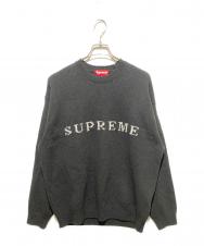 Supreme (シュプリーム) 25ss Contrast Logo Sweater ブラック サイズ:XL