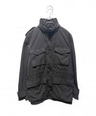 COMME des GARCONS HOMME (コムデギャルソン オム) ミリタリージャケット ブラック サイズ:Ｓ