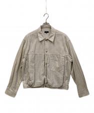 BEAMS (ビームス) シアサッカー バルーン Gジャケット スカイブルー サイズ:M