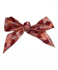 HERMES (エルメス) シルクツイリー/Bolduc au Carre ピンク×レッド