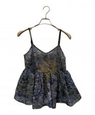 AMERI (アメリ) MEDI RACHEL FLUFFY ART CAMISOLE ネイビー サイズ:S