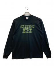 BAPE BY A BATHING APE (ベイプバイアベイシングエイプ) カモフラロゴTee ブラック サイズ:XL