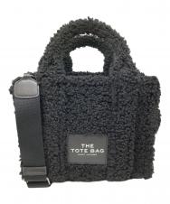 MARC JACOBS (マークジェイコブス) THE TEDDY MINI TOTE /ボア2WAYハンドバッグ ブラック