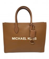 MICHAEL KORS (マイケルコース) 2WAYレザートートバッグ ブラウン