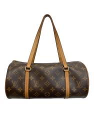 LOUIS VUITTON (ルイ ヴィトン) モノグラム パピヨン 30/ミニボストンバッグ ブラウン