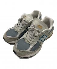 NEW BALANCE (ニューバランス) ローカットスニーカー グレー サイズ:24.5