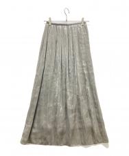 Noble (ノーブル) シャイニーエアメタルIラインスカート シルバー サイズ:F 未使用品