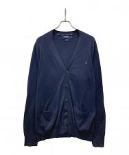 POLO RALPH LAUREN (ポロ・ラルフローレン) Vネックカーディガン ネイビー サイズ:L