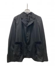 BLACK COMME des GARCONS (ブラックコムデギャルソン) テーラードジャケット ブラック サイズ:S