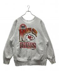 USED (ユーズド) NFL プリントスウェット グレー サイズ:不明