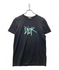 Dior (ディオール) Dior Shawn Stussy Logo T-shirt ブラック サイズ:XS