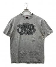 HARLEY-DAVIDSON (ハーレーダビッドソン) プリントTシャツ グレー サイズ:L