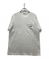 MAISON KITSUNE (メゾンキツネ) フォックスパッチ コットンTシャツ ホワイト サイズ:M