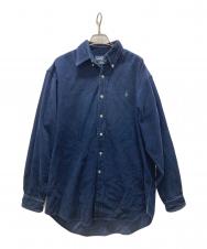 POLO RALPH LAUREN (ポロ・ラルフローレン) コーデュロイシャツ ネイビー サイズ:M