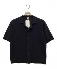 TAKEO KIKUCHI (タケオキクチ) ニットシャツ ネイビー サイズ:M 未使用品