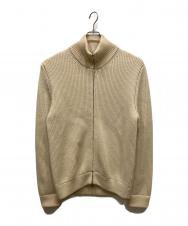 Maison Margiela (メゾンマルジェラ) ドライバーズニットカーディガン ホワイト サイズ:L