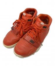 NIKE (ナイキ) FRAGMENT DESIGN (フラグメントデザイン) AIR TRAINER 1 MID SP オレンジ サイズ:25.5cm