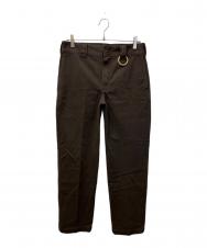 Dickies (ディッキーズ) OUTERKNOWN (アウターノーン) テーパード ワーク コットン チノ パンツ ブラウン サイズ:32
