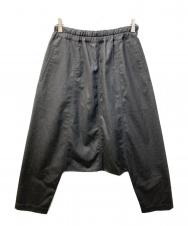 COMME des GARCONS COMME des GARCONS (コムデギャルソン コムデギャルソン) ウールサルエルパンツ グレー サイズ:S