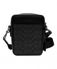 COACH (コーチ) シグネチャー サリバン クロスボディ ショルダーバッグ ブラック