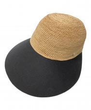 HELEN KAMINSKI (ヘレンカミンスキー) BLAISE RAFFIA LINEN CAP (ブレイズ ラフィア&リネンキャップ) ブラック