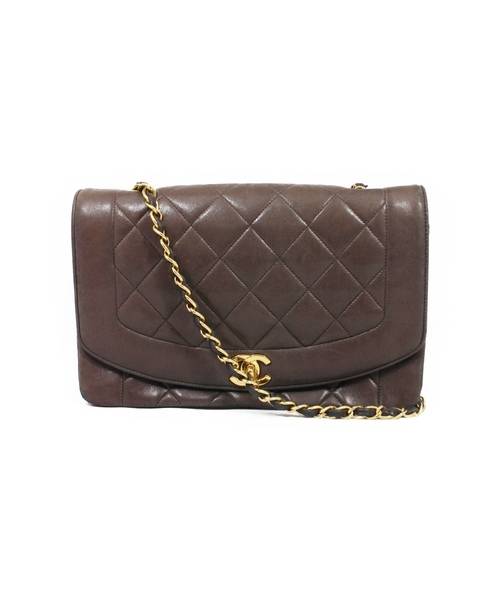 中古 古着通販 Chanel シャネル チェーンショルダーバッグ ブラウン マトラッセ ブランド 古着通販 トレファク公式 Trefac Fashion