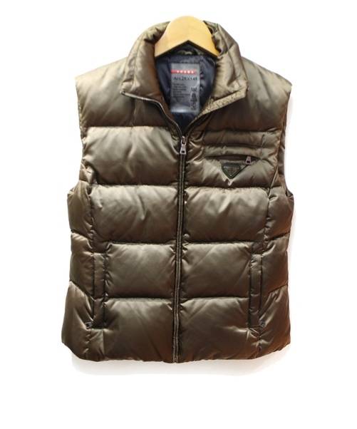 中古 古着通販 Prada Sports プラダスポーツ ホワイトグースダウンベスト オリーブ サイズ 42 ブランド 古着通販 トレファク公式 Trefac Fashion