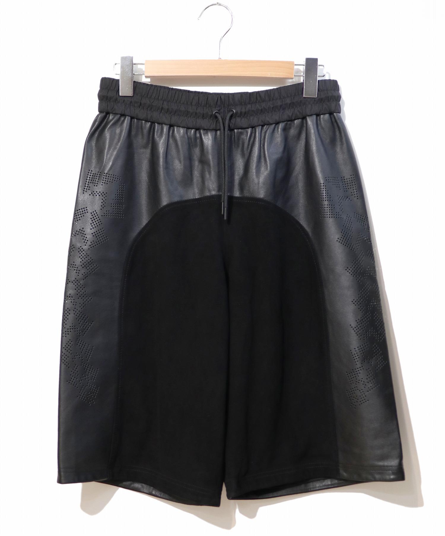 中古 古着通販 Alexander Wang H M アレキサンダーワン エイチアンドエム レザー切替ハーフパンツ ブラック サイズ S ブランド 古着通販 トレファク公式 Trefac Fashion