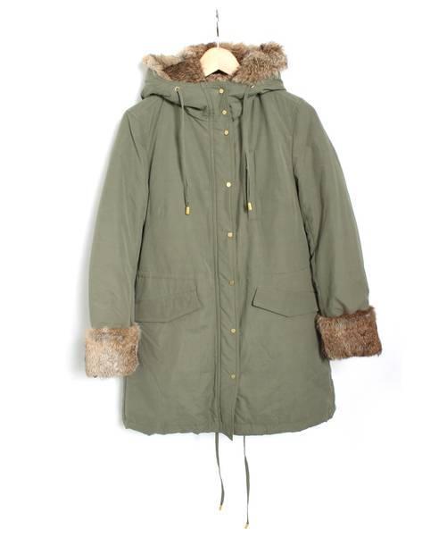 中古 古着通販 Ships シップス ラビットファー2wayモッズコート オリーブ サイズ 38 ブランド 古着通販 トレファク公式 Trefac Fashion