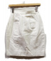 CHANEL（シャネル）の古着「金釦コットンタイトスカート」｜ホワイト