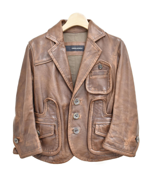 中古 古着通販 Dsquared2 ディースクエアード レザージャケット サイズ 40 ブランド 古着通販 トレファク公式 Trefac Fashion