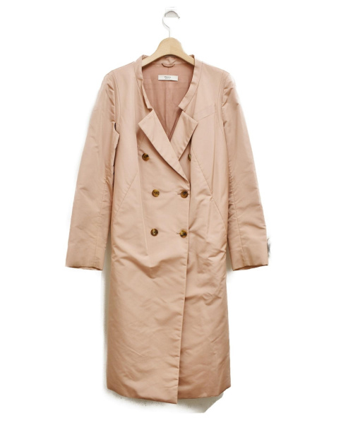 PRADA（プラダ）PRADA (プラダ) シルクサテンコート ピンク サイズ:40の古着・服飾アイテム