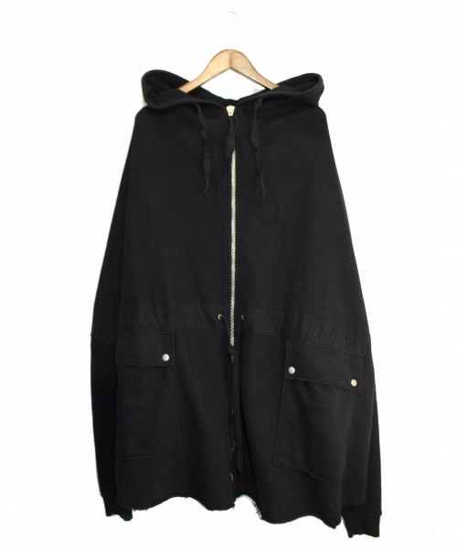 中古 古着通販 Silent By Damir Doma サイレント バイ ダミールドーマ ロングジップパーカー ブラック サイズ M ブランド 古着通販 トレファク公式 Trefac Fashion