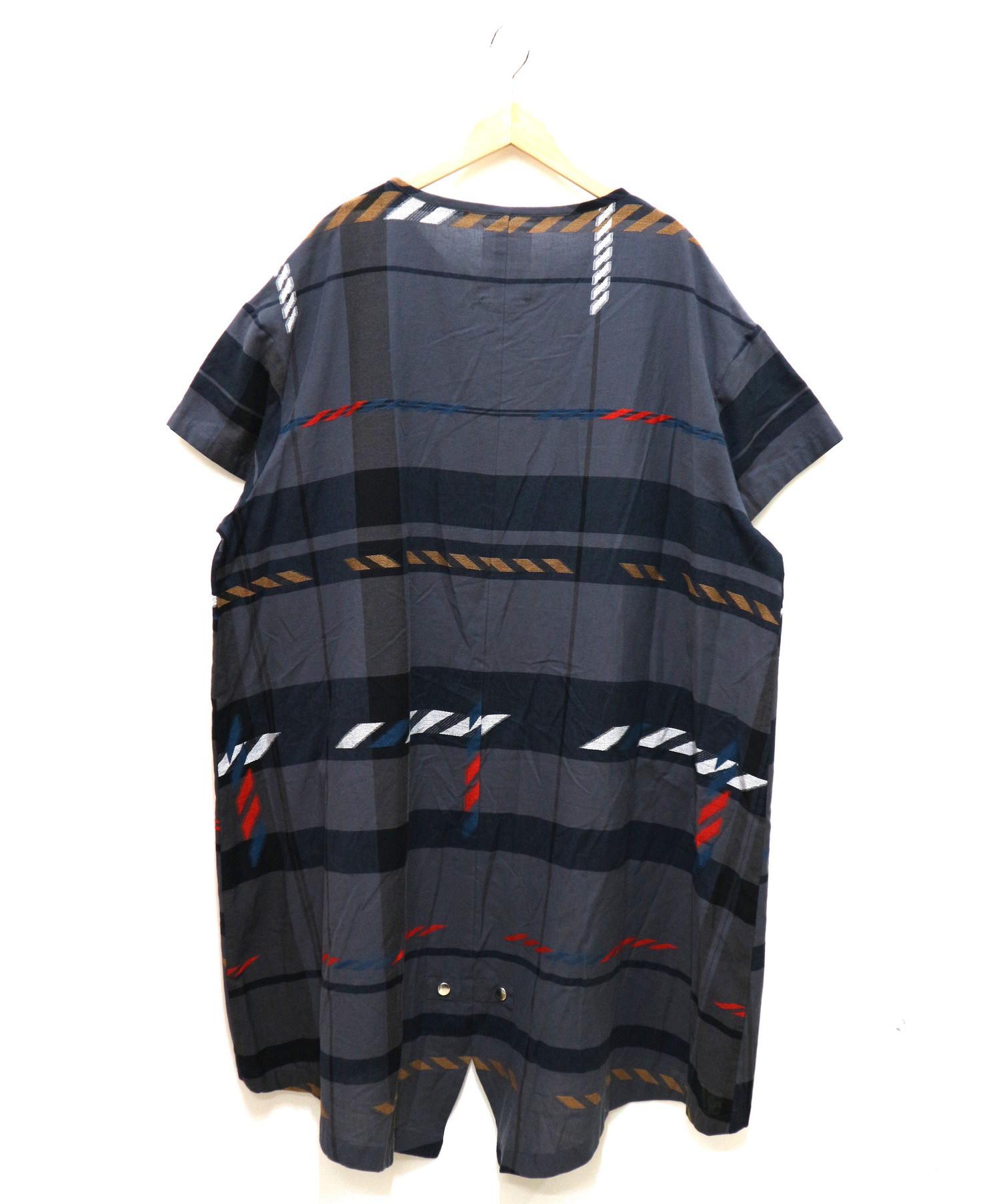 中古 古着通販 Stof ストフ ノイズチェックワンピース ブラック サイズ 表記無し 19ss 日本製 ブランド 古着通販 トレファク公式 Trefac Fashion