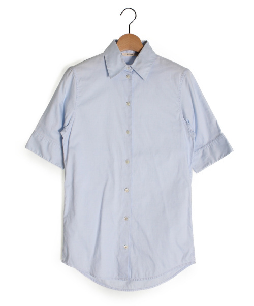 CELINE（セリーヌ）CELINE (セリーヌ) ショートスリーブシャツ ライトブルー サイズ:34の古着・服飾アイテム