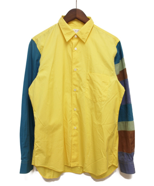 中古 古着通販 Comme Des Garcons Shirt コムデギャルソンシャツ 切替シャツ イエロー サイズ S ブランド 古着通販 トレファク公式 Trefac Fashion