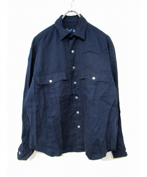 中古 古着通販 Porter Classic ポータークラシック リネンロールアップシャツ インディゴ サイズ Xs ブランド 古着通販 トレファク公式 Trefac Fashion