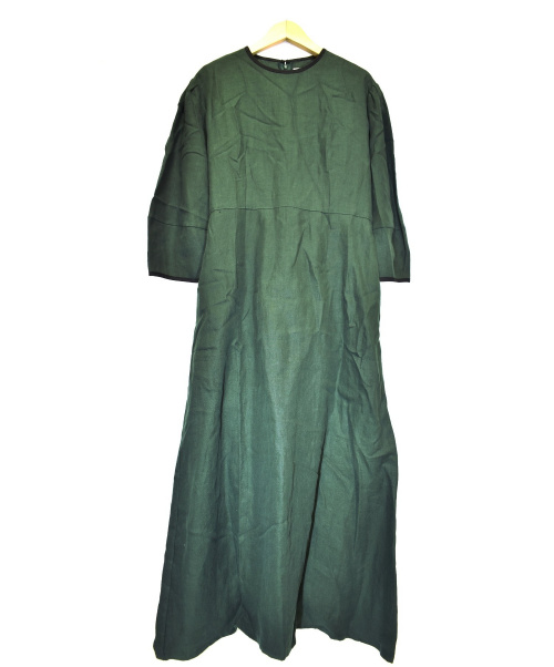 中古 古着通販 Kin キン 別注リネンロングワンピース グリーン サイズ F 未使用品 ブランド 古着通販 トレファク公式 Trefac Fashion