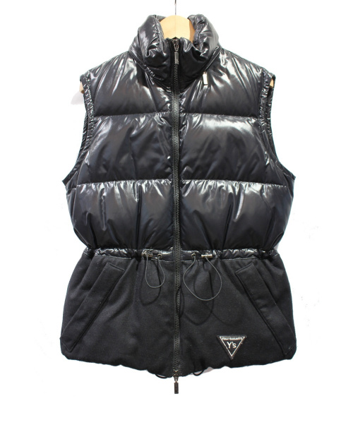 MONCLER（モンクレール）MONCLER (モンクレール) ×Y's ダウンベスト ブラック サイズ:2の古着・服飾アイテム