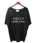 GUCCI（グッチ）の古着「ヴィンテージロゴプリントダメージTシャツ」｜ブラック